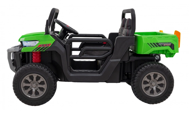Auto Pick-Up Speed 900 pro bimbi Verdi + trazione 4x4 + pompa mobile + vano bagagli + telecomando + pala + LED audio