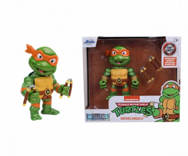 figura Michelangelo Tartarughe Ninja 10 cm