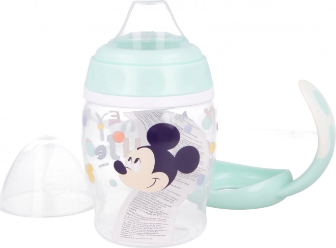 Tazza con manici e beccuccio in silicone Mickey Mouse 270ml