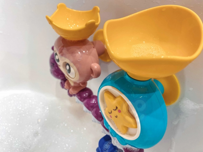Gioco acquatico da bagno scimmietta con bicchiere