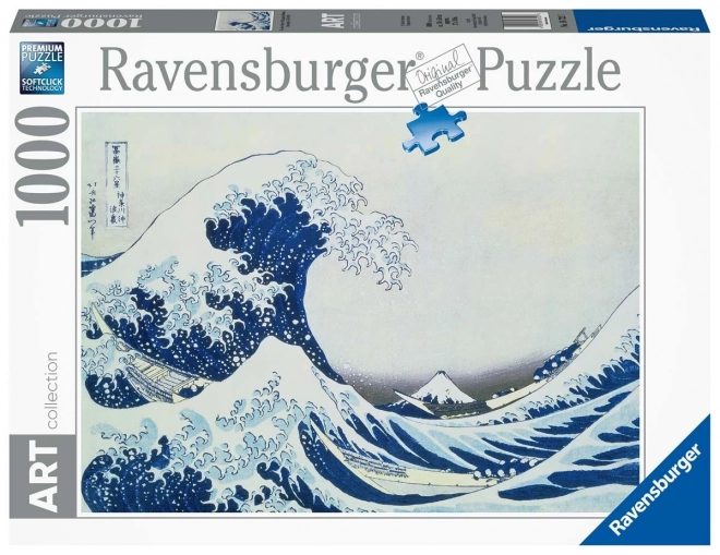 Puzzle La Grande Onda di Kanagawa 1000 Pezzi