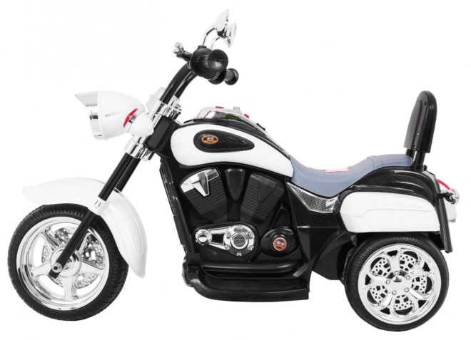 Motocicletta Chopper NightBike bianca – bianco