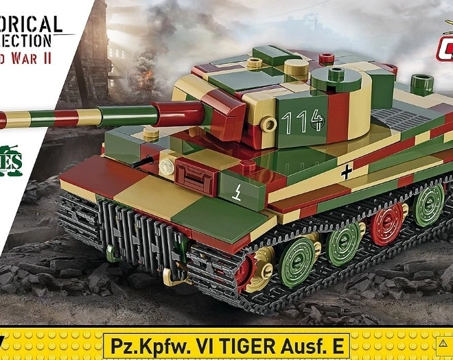 Modello del carro armato Pz.Kpfw. VI Tiger Ausf. E 1:48