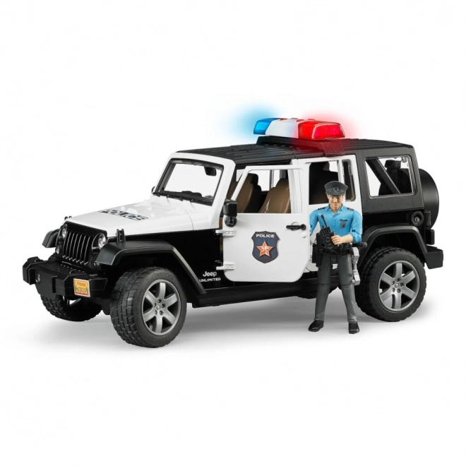 Jeep Wrangler Rubicon Polizia con Figurka