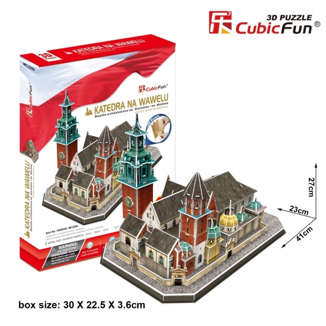 Puzzle 3D Cattedrale sulla Collina di Wawel