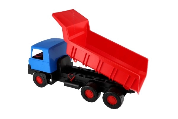 Camion Tatra 815 cabina rossa cassone blu plastica 75cm