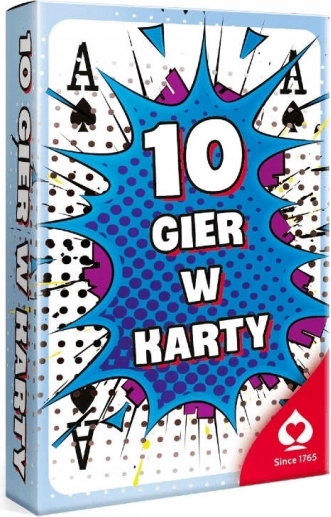 set di 10 giochi di carte