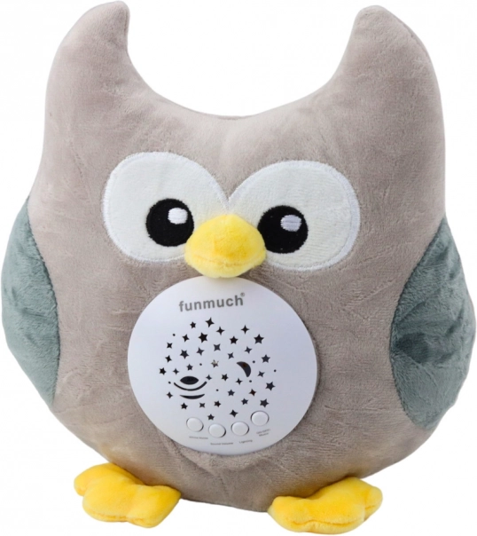 Gufo peluche con proiettore e melodie