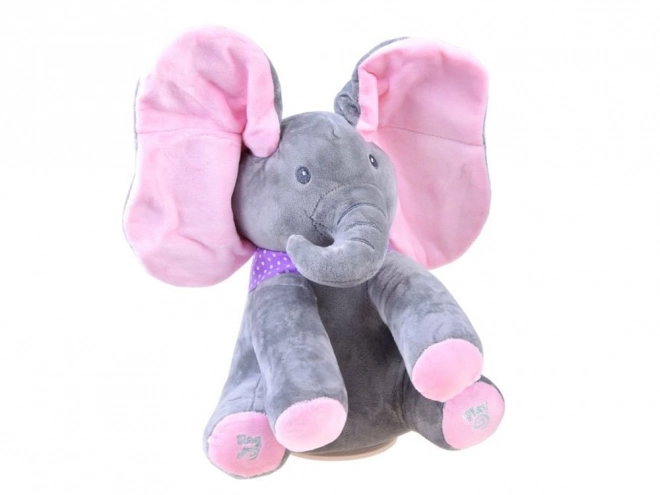 Simpatico Elefante Interattivo di Peluche – rosa