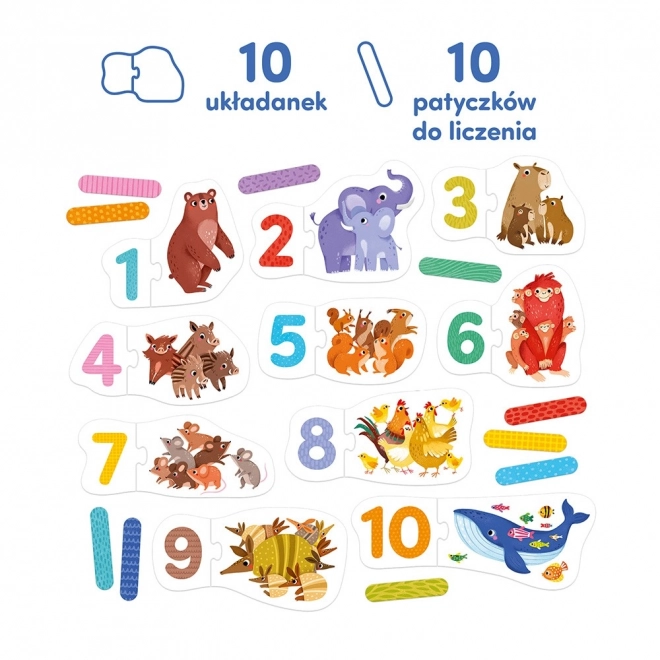 Puzzle a coppie - numeri