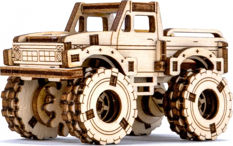 Dettagli realistici del monster truck