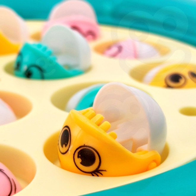 Gioco di abilità pesca dinosauro verde WOOPIE