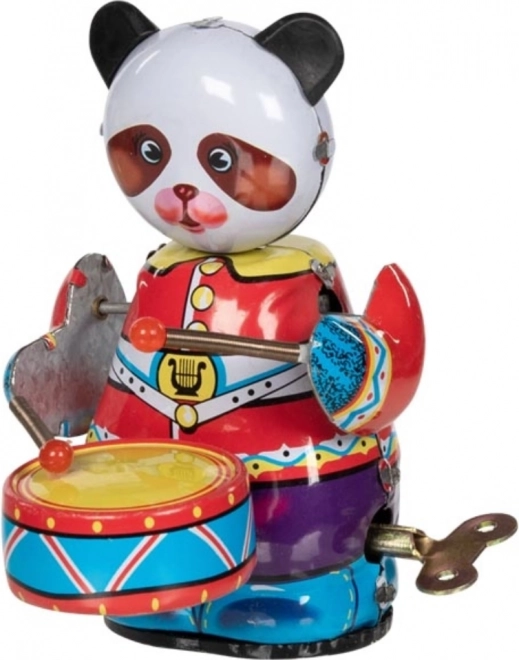 Panda di metallo a molla