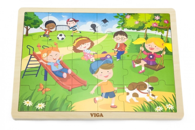 Puzzle di legno - Primavera