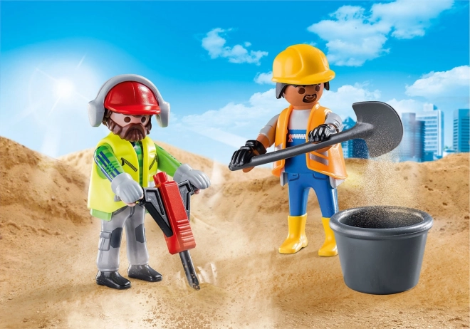 Playmobil Duo Pack Operai Edili