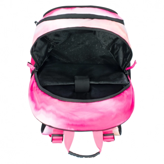 Set scuola 3 pezzi Skate Pink Stripes: zaino, astuccio, sacchetto