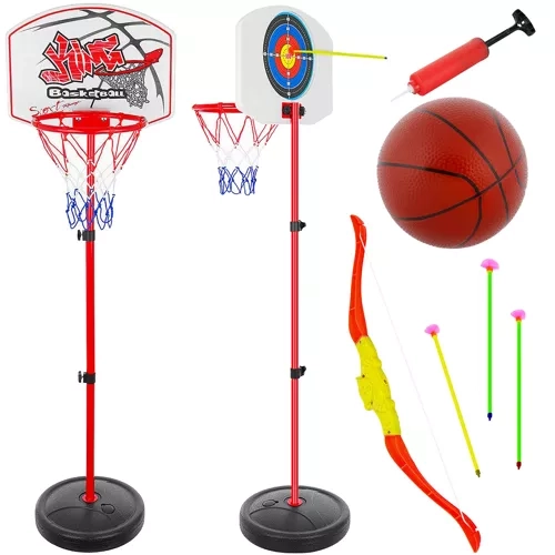 Set giochi basket e tiro a segno per bambini