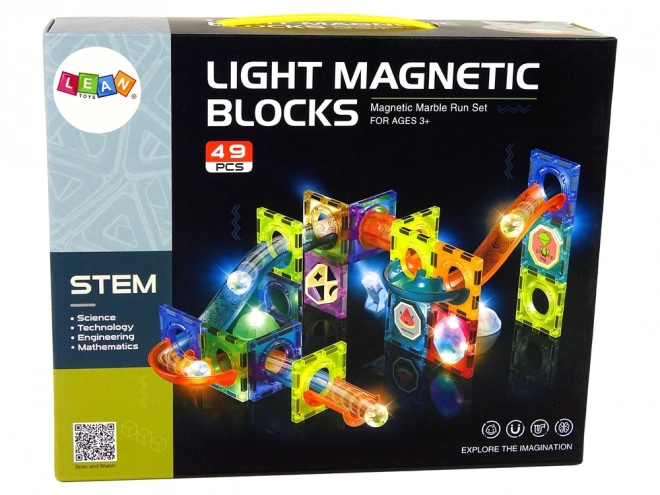 Scivolo Luminoso per Palline con Blocchi Magnetici