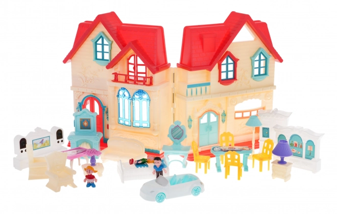 Villa Interattiva con Figure e Accessori per Bambini