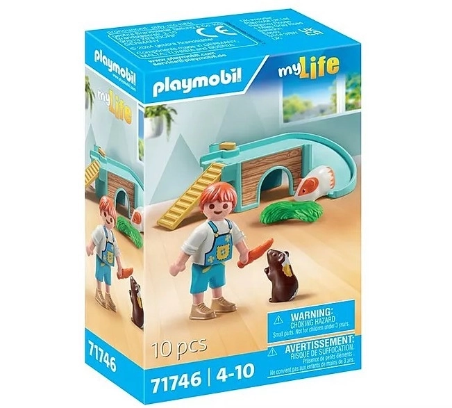 Set di figurine My Life Ragazzo con porcellini d'India