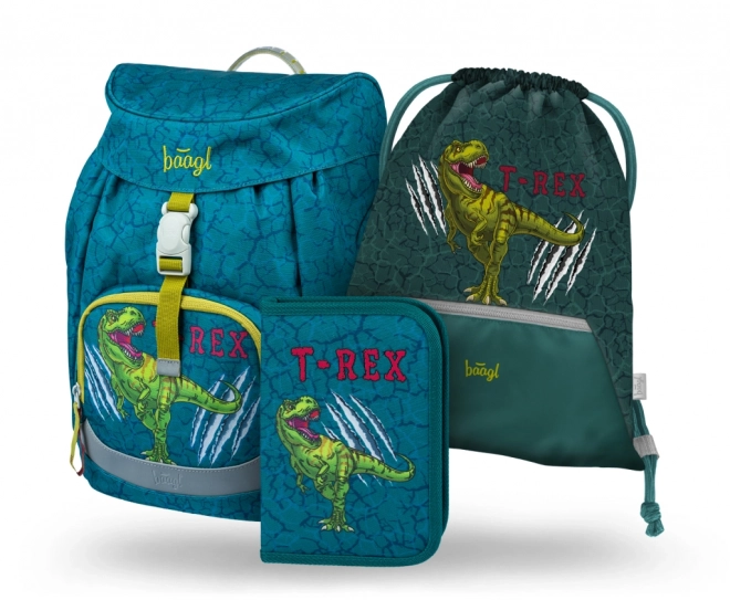 Set Airy T-Rex: Zaino, Astuccio e Sacchetto