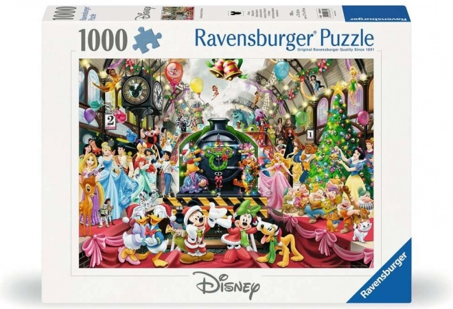 Puzzle Disney Natale Tutti a Bordo 1000 Pezzi Ravensburger