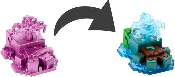 Figurina Minecraft Spiaggiata Annegata