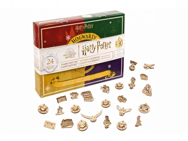 Calendario dell'Avvento Meccanico in Legno 3D Harry Potter Ugears