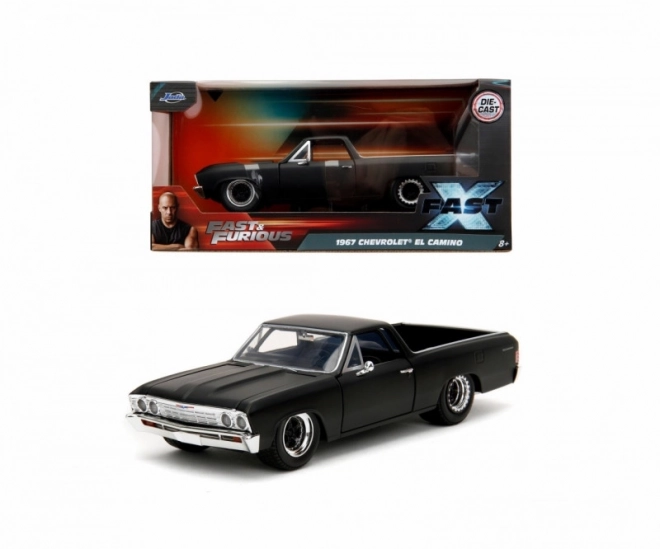 Auto modello del film Fast & Furious 1967 El Camino in scala 1:24