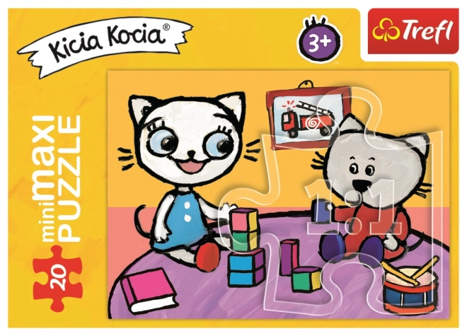 Puzzle Kicia Kocia in Cameretta 20 Pezzi