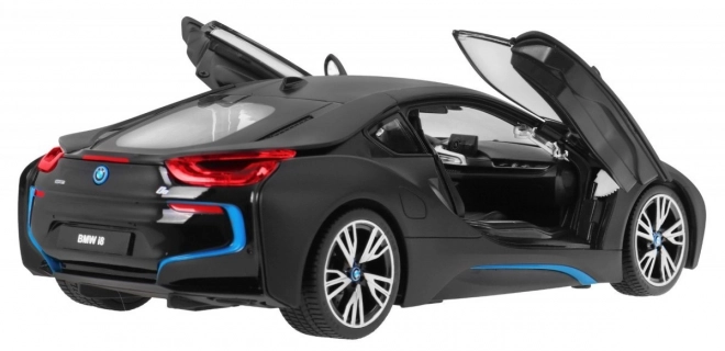 BMW i8 nero RASTAR 1:14 auto con telecomando + telecomando 2,4 GHz