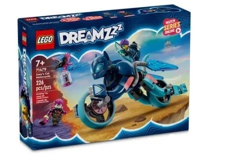 Motocicletta del gatto Zoey LEGO DREAMZzz