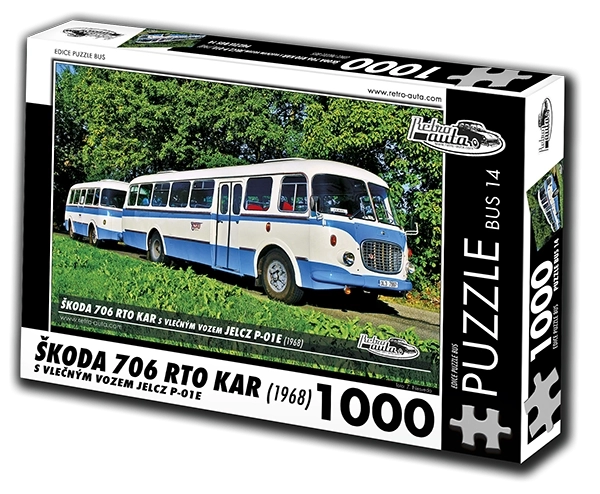 Puzzle Retro Auto Škoda 706 RTO