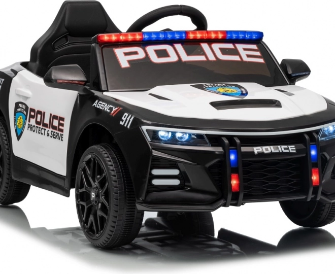auto della polizia nero 911 Agenzia