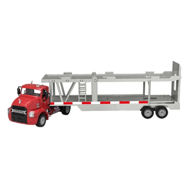 Camion Trasportatore Telecomandato Double Eagle in Scala 1:26, Colore Rosso