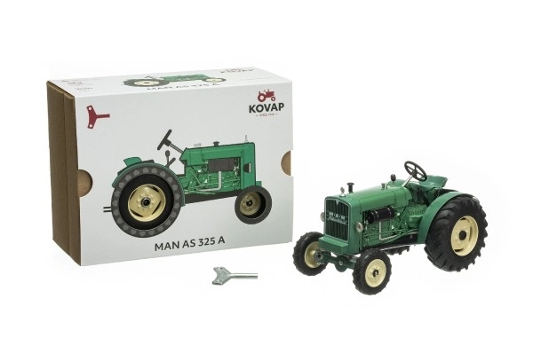 Trattore Verde MAN AS 325A a Molla 1:25