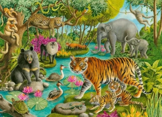 Puzzle Animali Dell'India Ravensburger