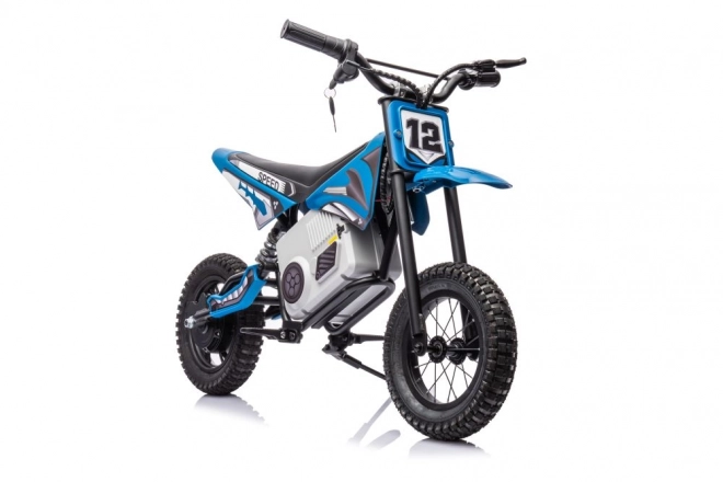 Moto Cross a Batteria Blu