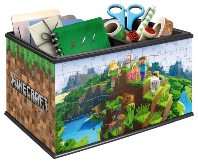 Puzzle 3D Szkatułka Minecraft