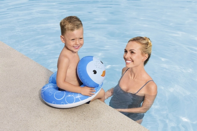 Ciambella gonfiabile a forma di pinguino per bambini 3-6 anni – Pinguino