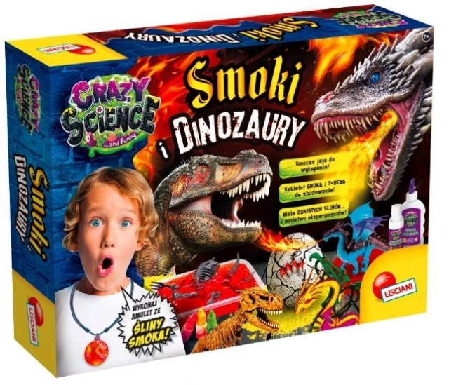 Set scientifico Crazy Science Draghi e Dinosauri