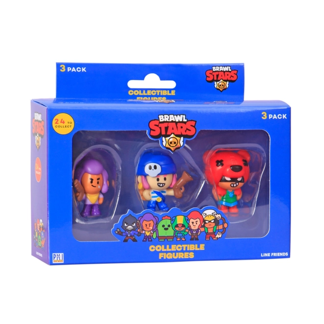 Set di tre figurine