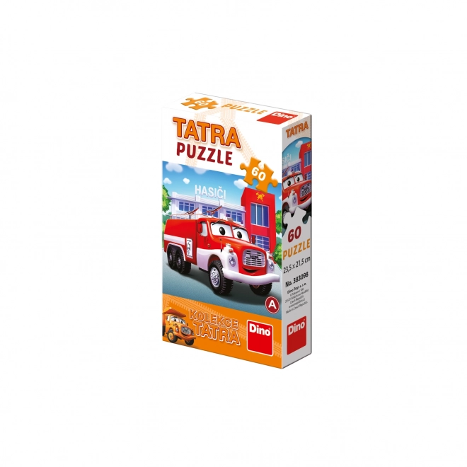 Puzzle Tatra Camion Giallo 60 Pezzi