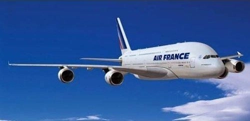 Modello di Airbus A380 di Air France