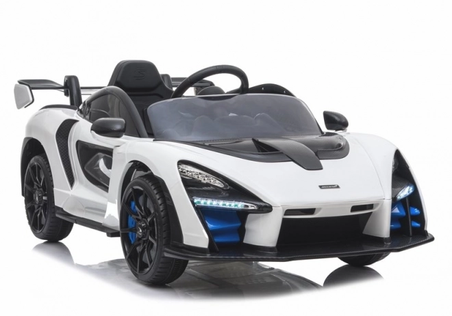 Auto elettrico per bambini McLaren Senna bianco