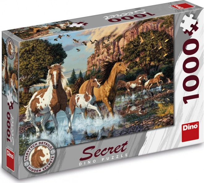 Puzzle Dino Secret Collection: Cavalli 1000 Pezzi