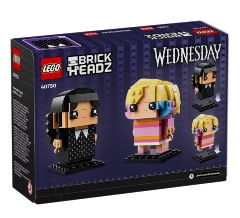 Costruzioni BrickHeadz Wednesday e Enid