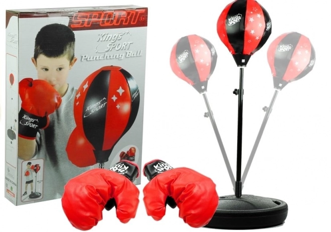 Grande Set da Boxe per Bambini con Guanti e Punching Ball