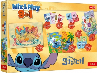 Mix & Play 8in1 STITCH giochi da tavolo in scatola