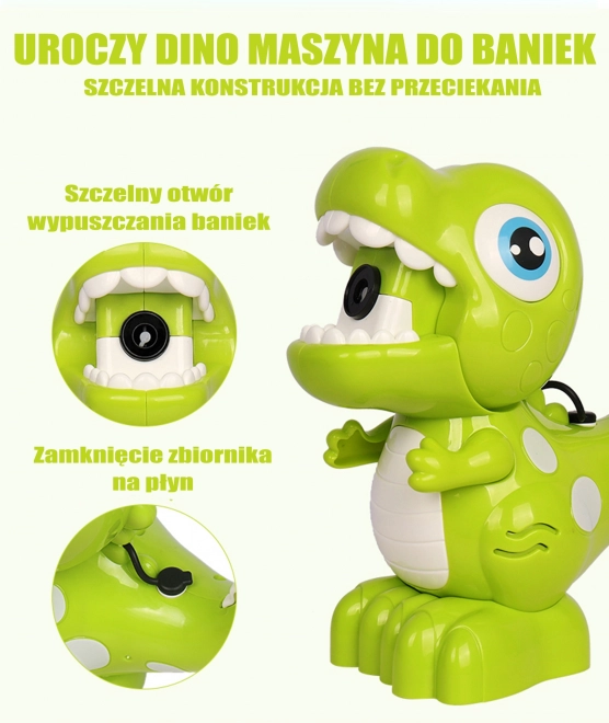 Macchina per Bolle di Sapone a Forma di Dinosauro
